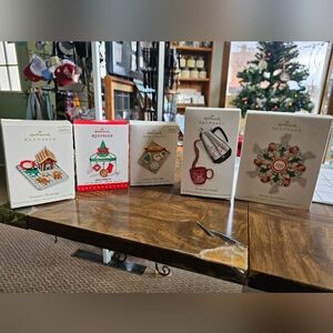 Five Hallmark Keepsake Ornaments